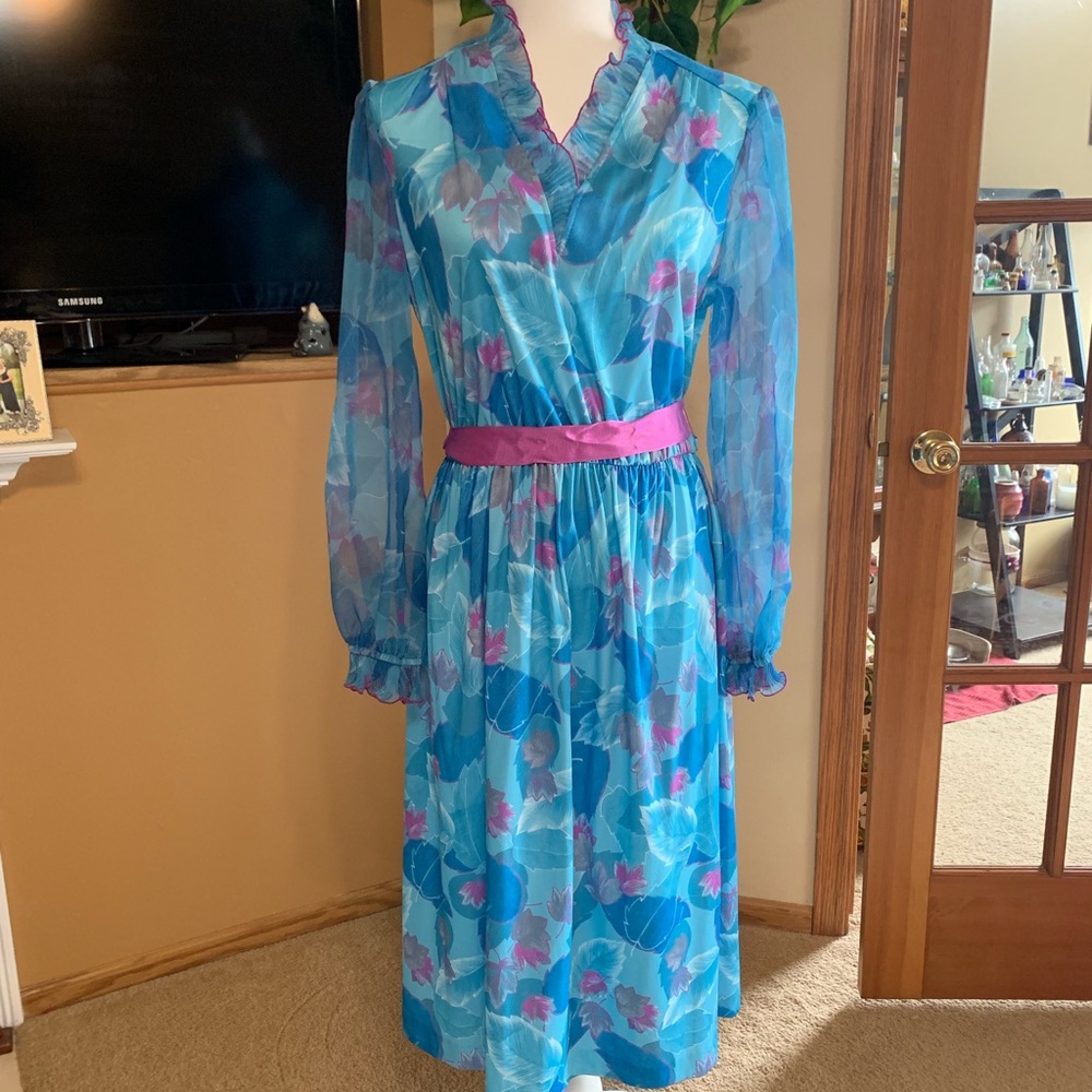 Vintage Floral Dress